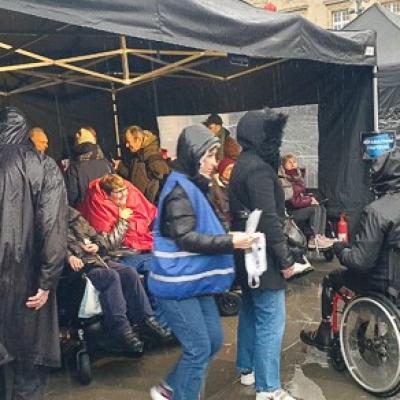 10-02-2025 Mobilisation de soutien aux personnes handicapées