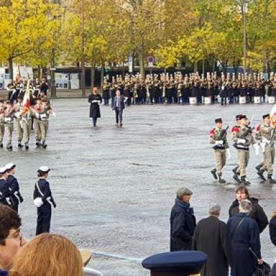 Ceremonie du 11 nov 2023 a l arc de triomphe 11