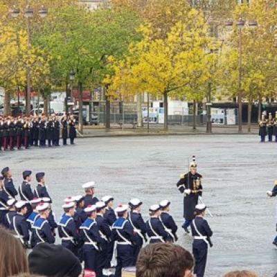 Ceremonie du 11 nov 2023 a l arc de triomphe 14