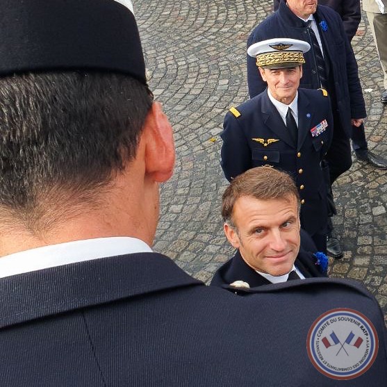 Ceremonie du 11 nov 2023 a l arc de triomphe 15