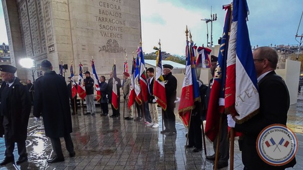 Ceremonie du 11 nov 2023 a l arc de triomphe 2