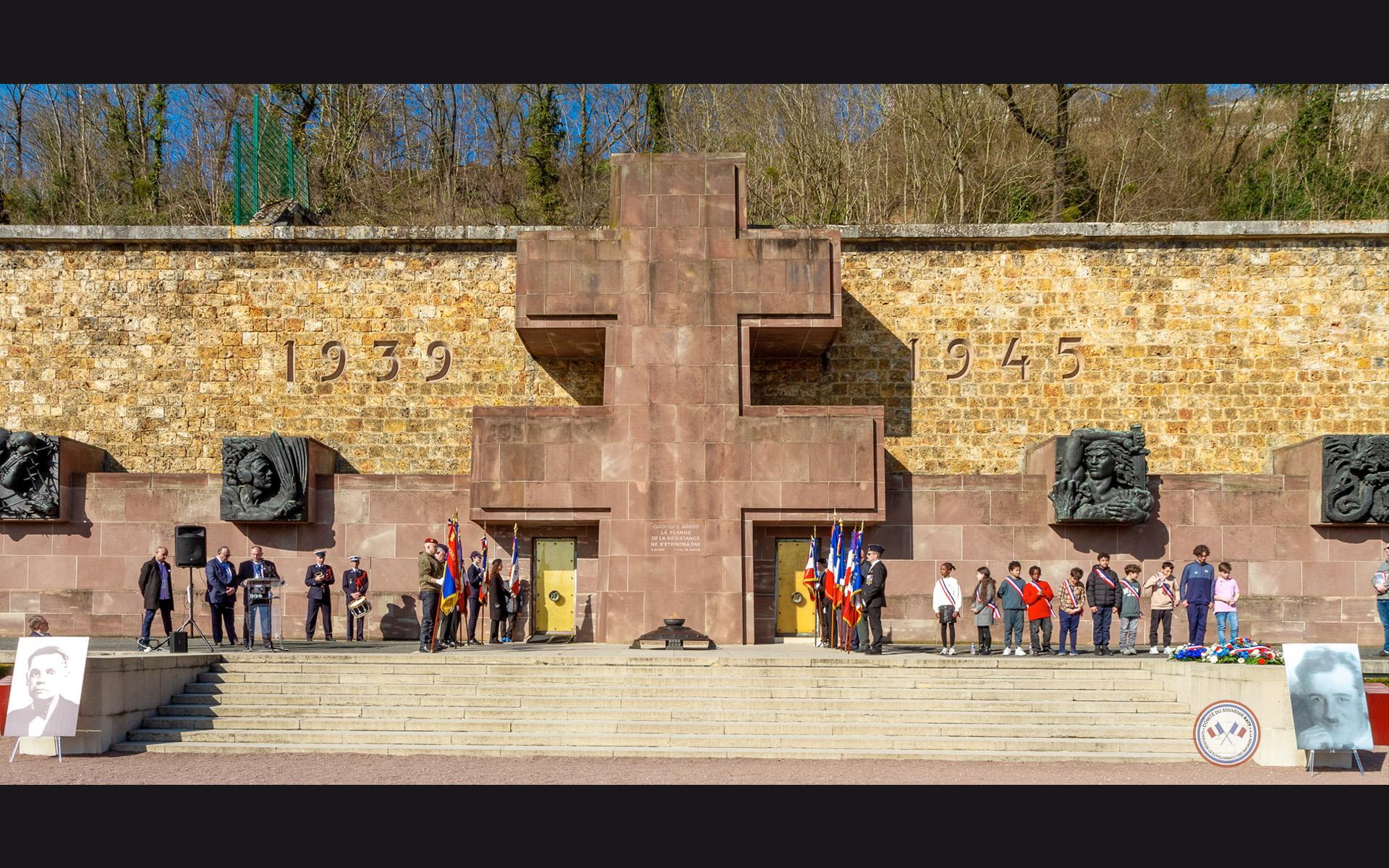 Hommage aux deux fusillés Agents RATP - Mont-Valérien le 5 mars 2025
