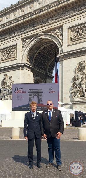 le Comité du Souvenir du Groupe RATP présent lors du 8 mai